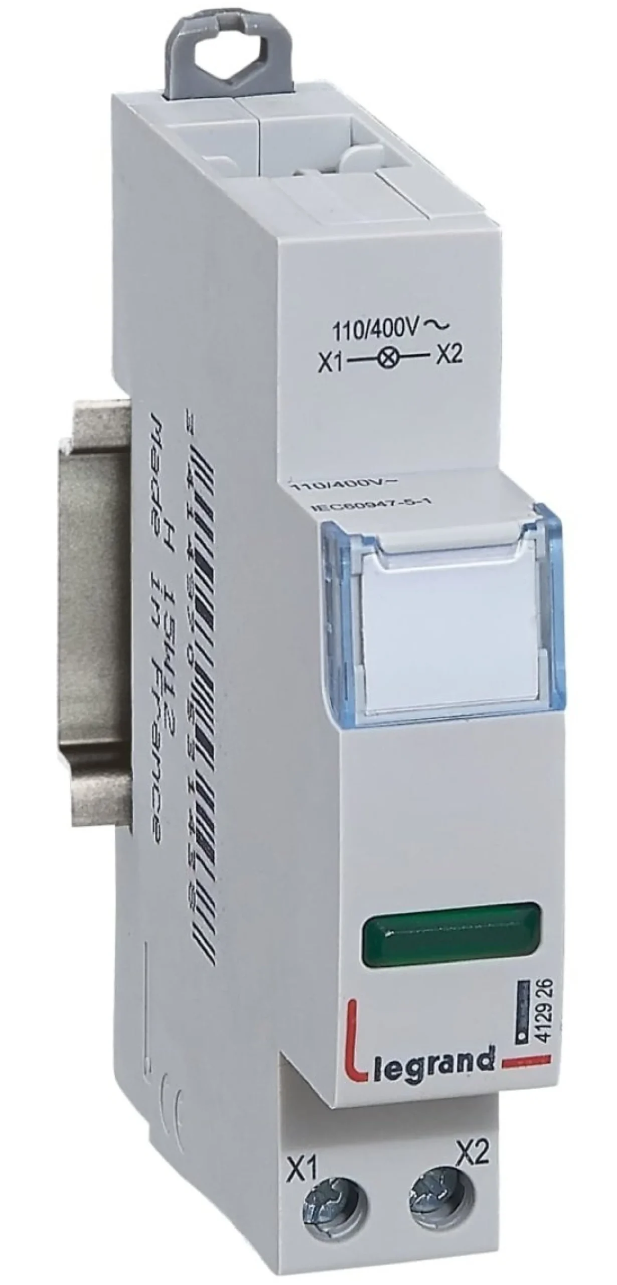 CX3 signallampe, grøn LED, 110/400V