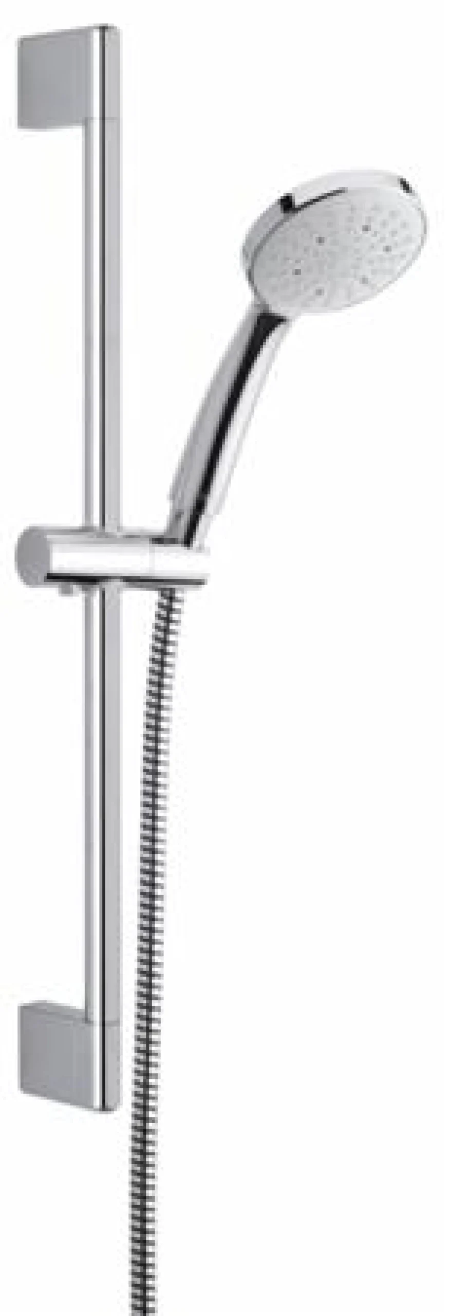 Damixa Fair Jet brusesstangssæt, 60 cm, krom