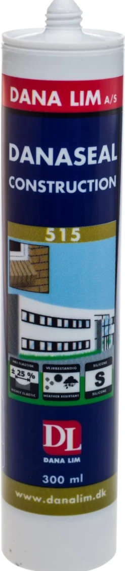 Dana Lim Danaseal Construction 515, byggesilikone - 300 ml patron