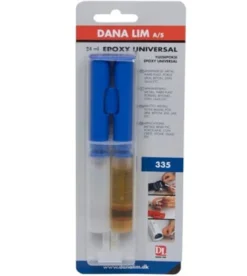 Dana Lim Epoxy Universal 335, klar - 24 ml dobbeltsprøjte