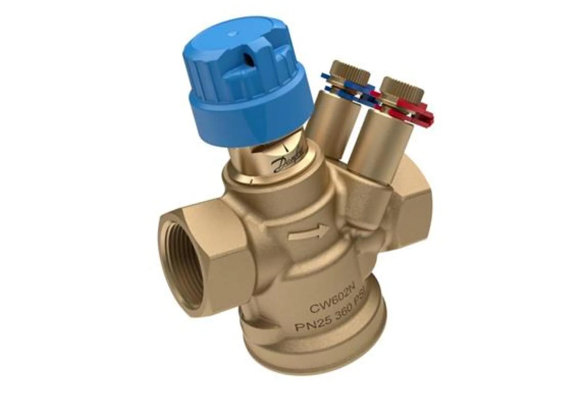 Danfoss AB-QM 4.0, trykuafhængig flowbegrænser og reguleringsventil, DN15, INDV. LF