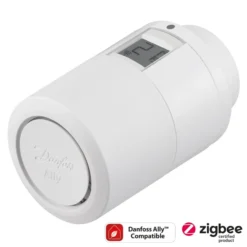 Danfoss Ally™ Zigbee radiatortermostat med RA og M30 adapter