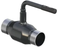 Danfoss JIP-WW kuglehane, DN100, PN25, høj spindel, L-greb, stål, 290 mm, 610 m³/h
