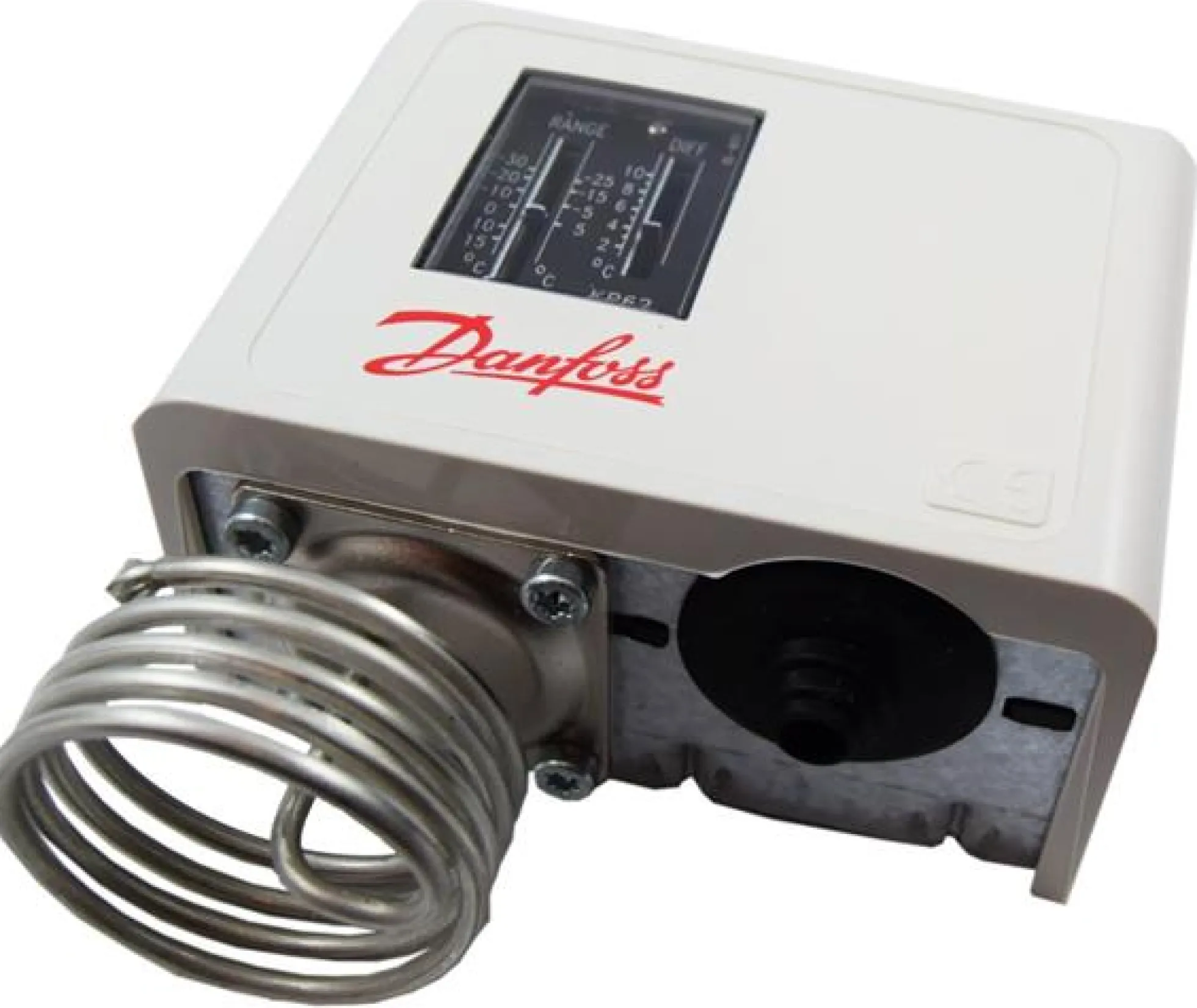 Danfoss KP termostat, Indstillingsområde Diff. 4,5 - 25 / 1,8 -7 °C
