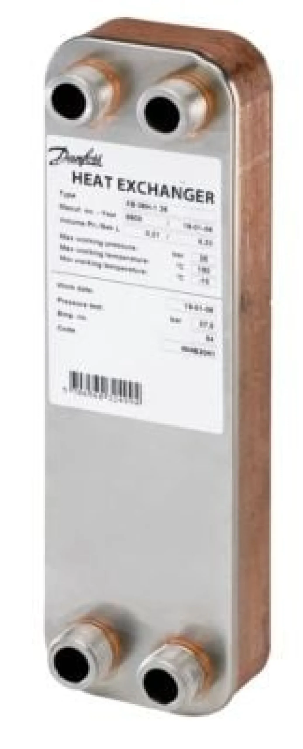 Danfoss Redan XB06L-1 Pladevarmeveksler, 24 Plader, 320 x 95 x 9,8 mm
