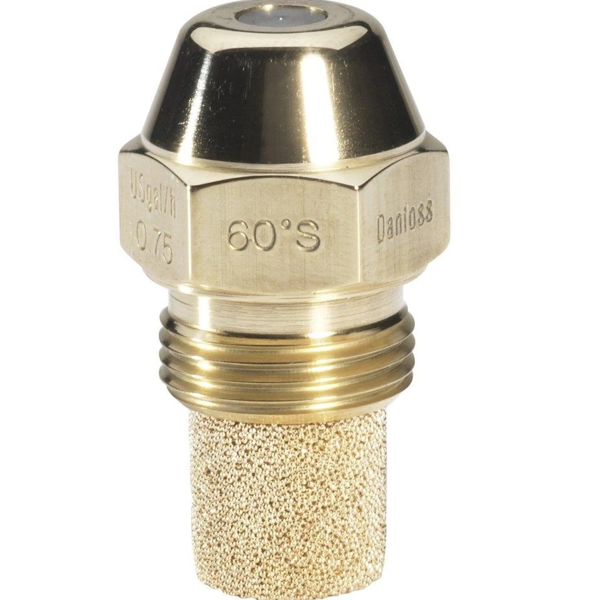 Danfoss 60S oliedyse, 0,65 USG, Rød, Messing