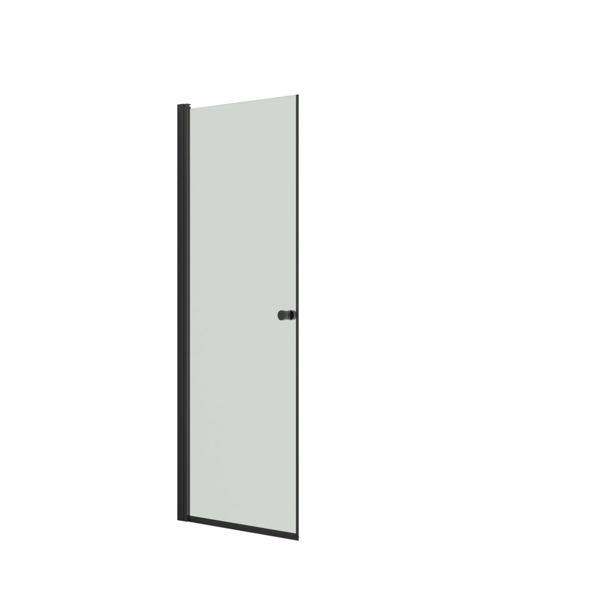 Dansani brusedør, H:200x77-79 cm, sort/klar