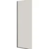Dansani brusevæg, klart glas, 1978 x 870-890 x 6 mm, krom