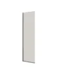 Dansani brusevæg, klart glas, 1978 x 670-690 x 6 mm, krom