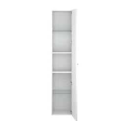 Dansani højskab m/1 låge, venstrehængslet, 172,8x30x35 cm, mat hvid