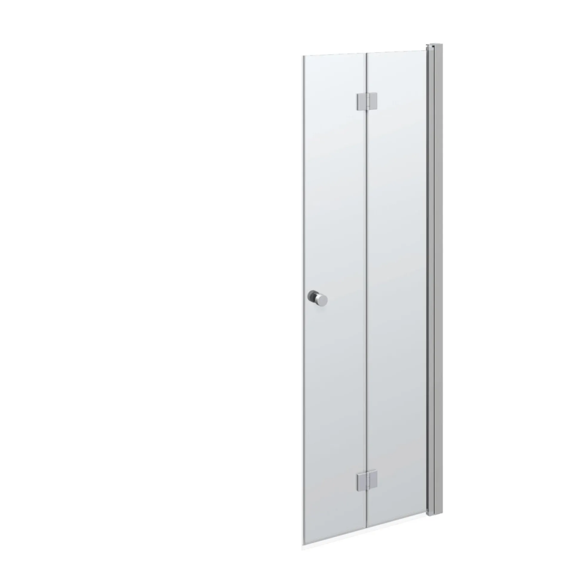 Dansani Match "B" Foldedør, 200*67-69 cm, satin/klart glas