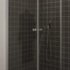 Dansani Match Brusedør, 200 cm, 87-89 cm, klart glas