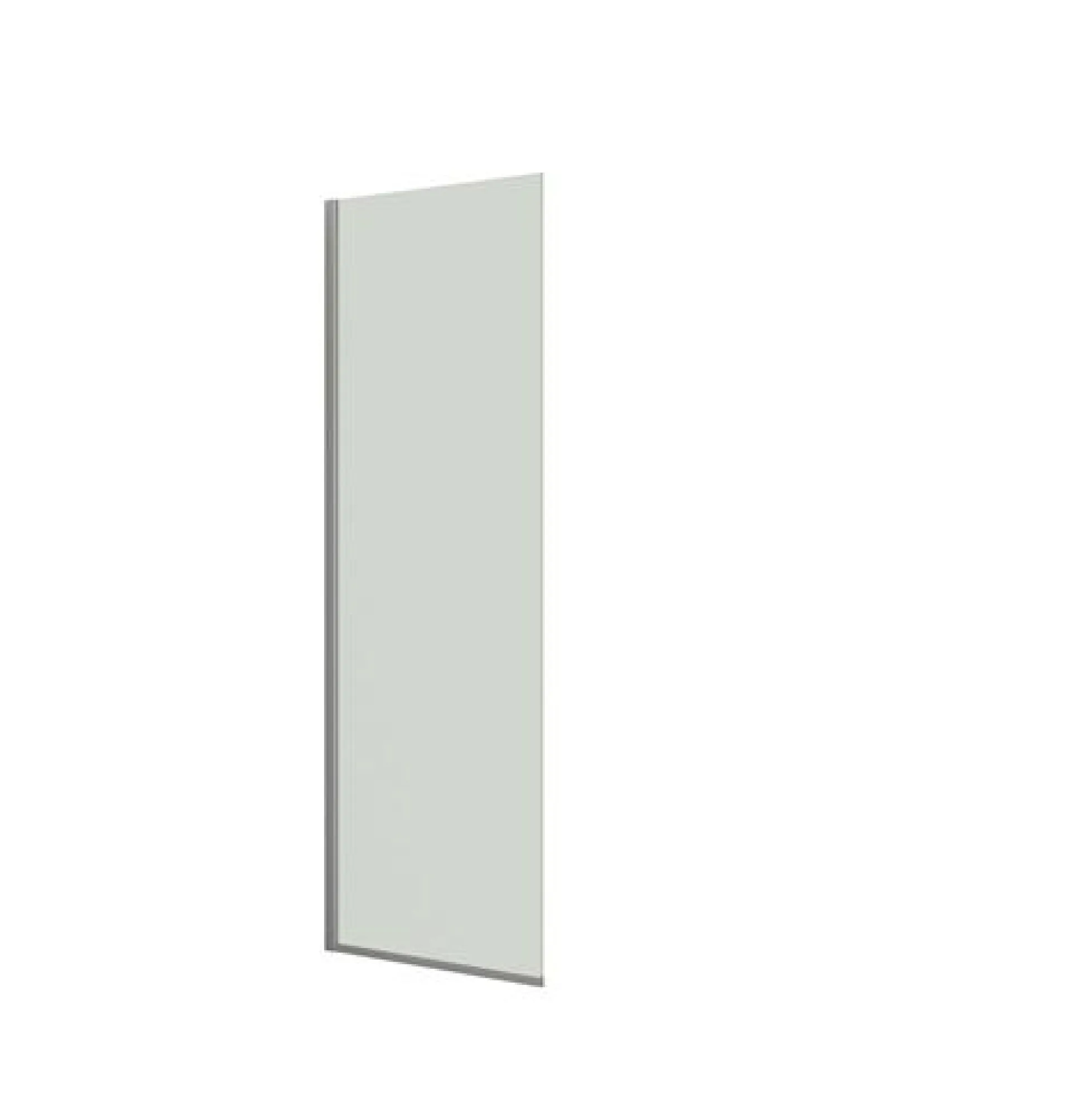 Dansani Match Fast væg 200*77-79 cm, klart glas