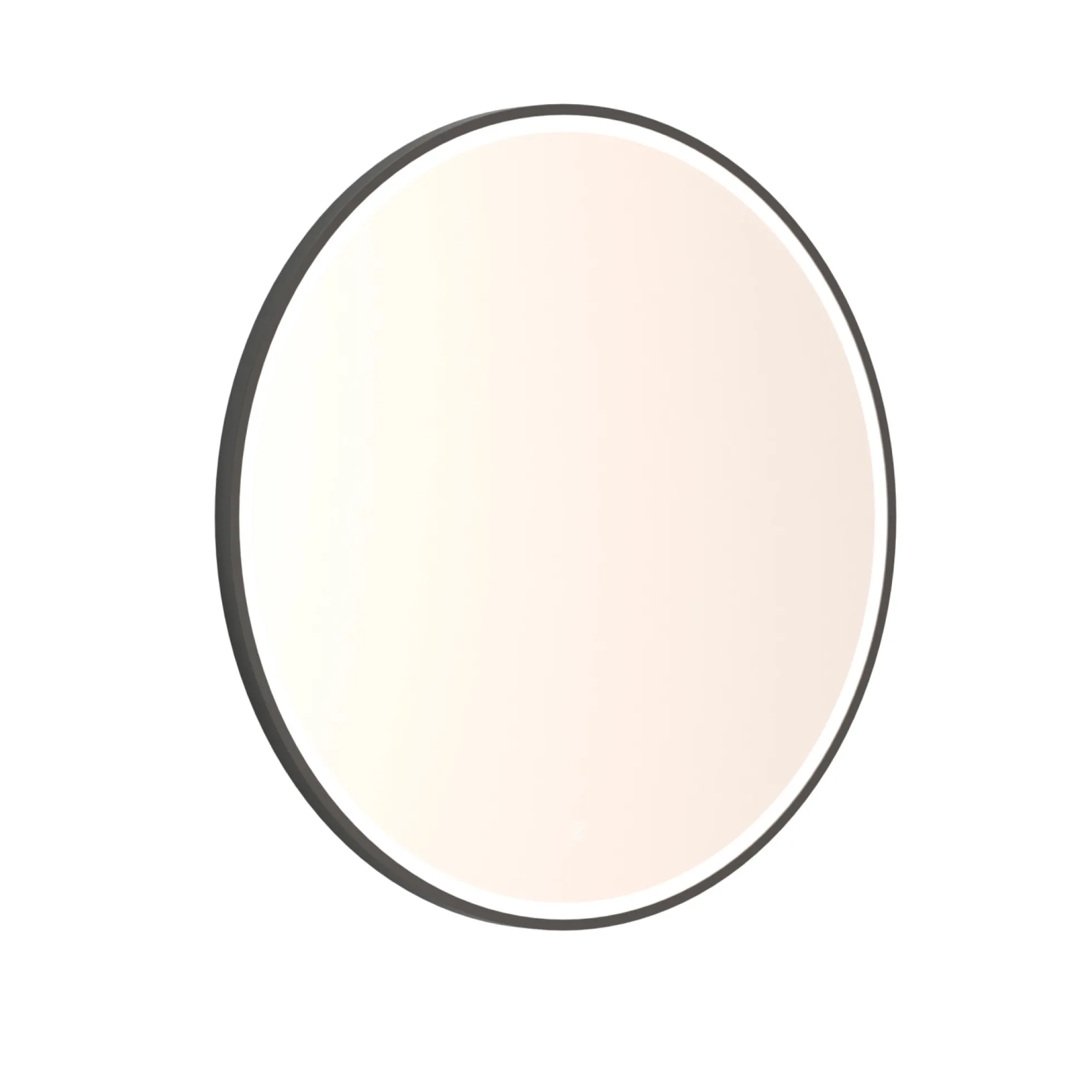 Dansani Shine spejl m/lysdæmper, Ø75 cm