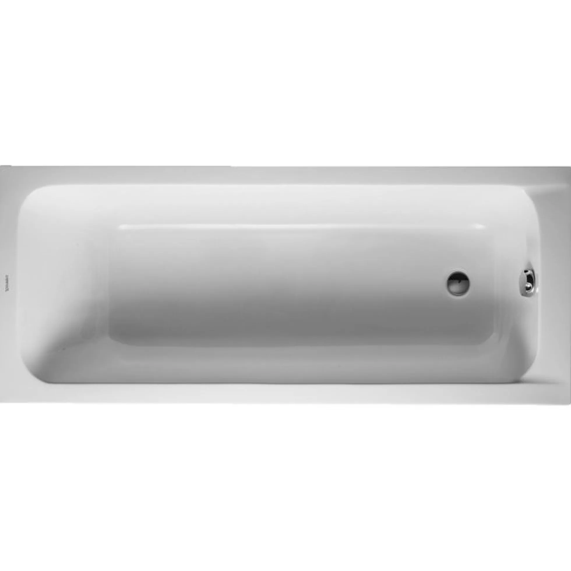 D-Code badekar til indbygning 170 x 70 cm. Afløb i fodenden – Duravit