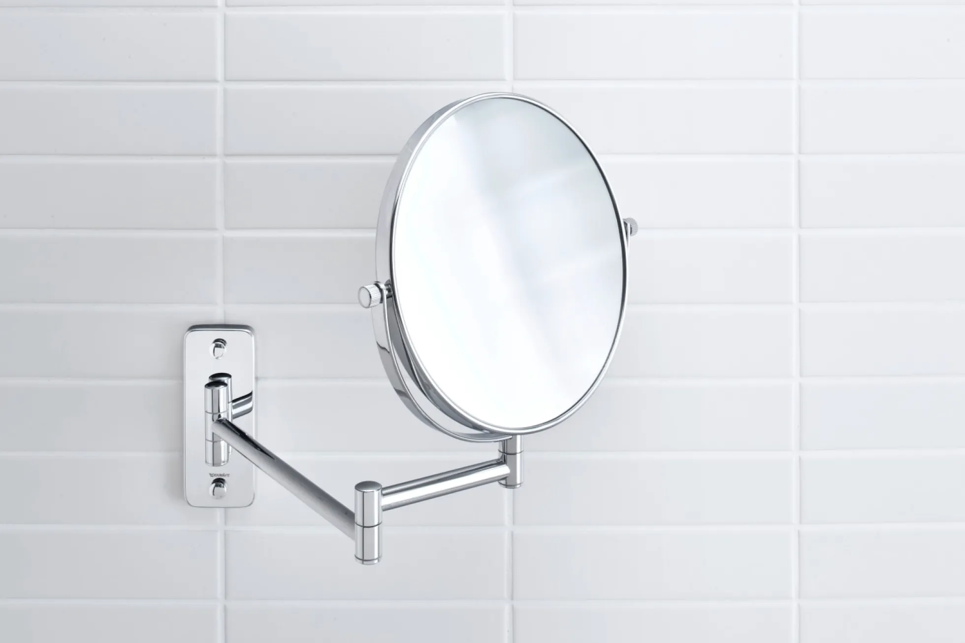 D-code make-up spejl, 3x forstørrelse, krom - Duravit