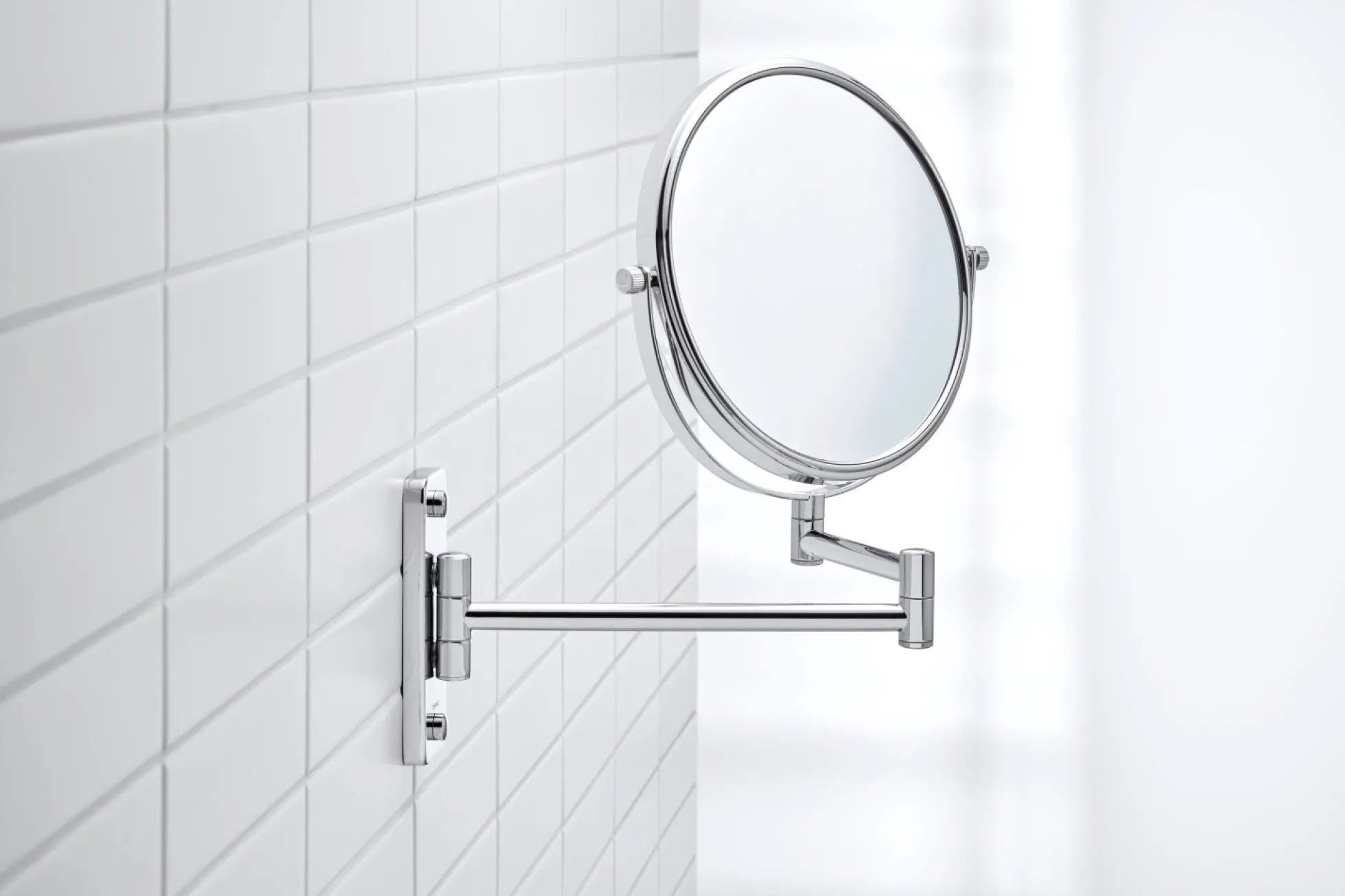 D-code make-up spejl, 3x forstørrelse, krom - Duravit
