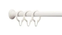 Debel badeforhængsring B.v., hvid