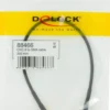 DeLOCK adapter, CRC-9 han vinklet 90° - ret SMA hun, 0,2m, sort