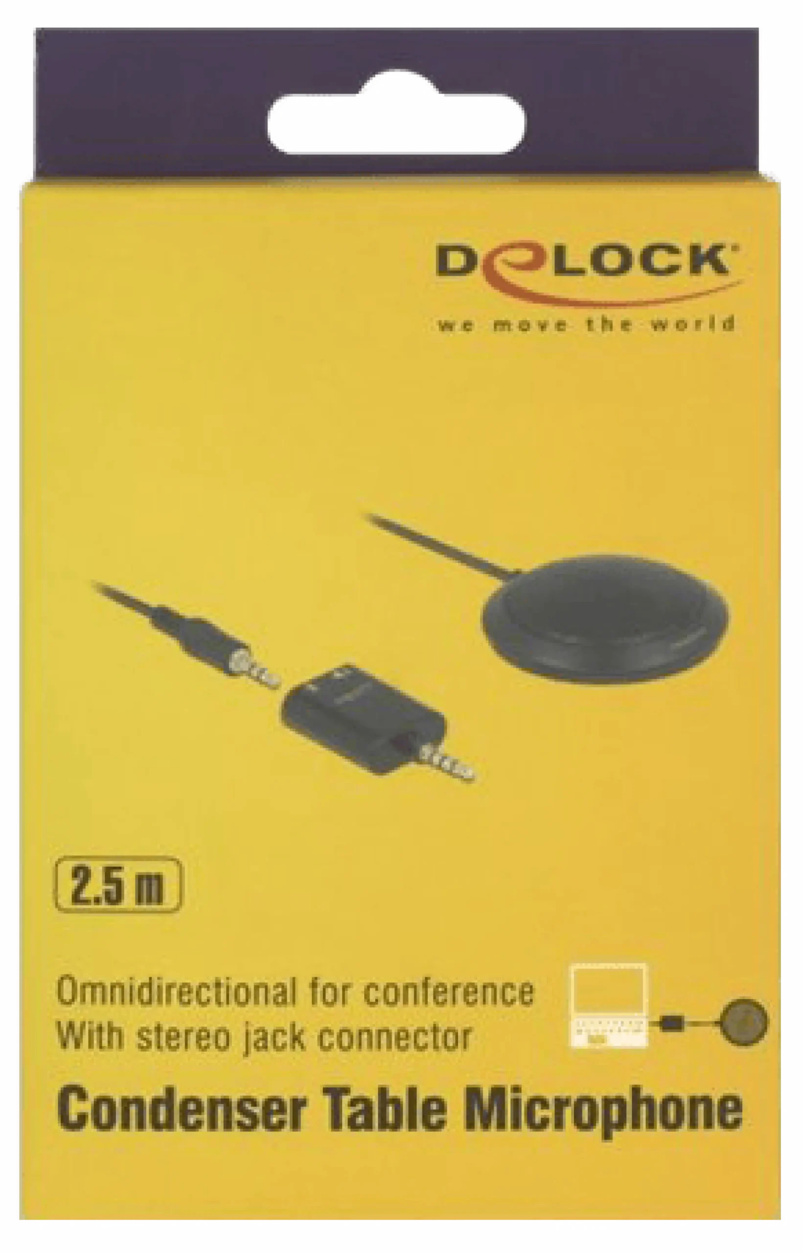 Delock Condenser Table Mikrofon omnidirectional for conference with