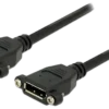 Delock Kabel Displayport 1.1 hun panel-mount > Displayport hun