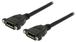 Delock Kabel Displayport 1.1 hun panel-mount > Displayport hun