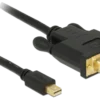 Delock Kabel mini DisplayPort 1.1 Stecker > DVI 24+1 Stecker 3 m