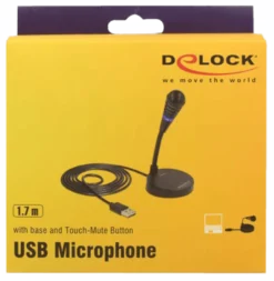 Delock Kondensator Mikrofon Omnidirektional til Smartphone / Tablet mi