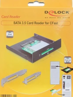 DeLOCK kortlæser, intern/3,5", SATA, CFast, 1 slot
