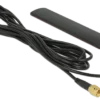 Delock LTE Antenne SMA 3 dBi omnidirektional starr schwarz Klebemontag