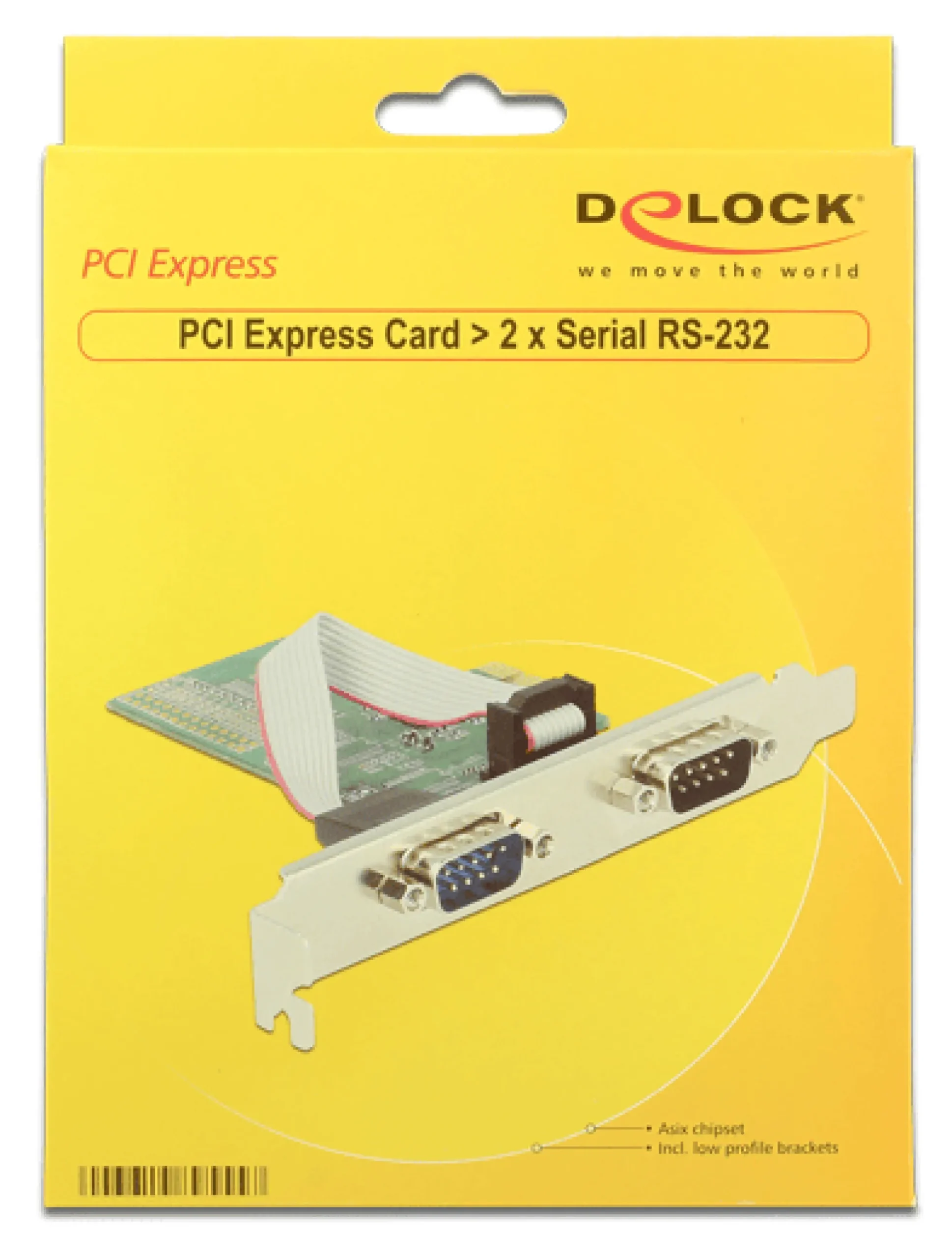 Delock PCI Express Card > 2 x Serial RS-232