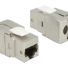 DELOCK RJ45 Keystone-module, Cat.8, no tools required