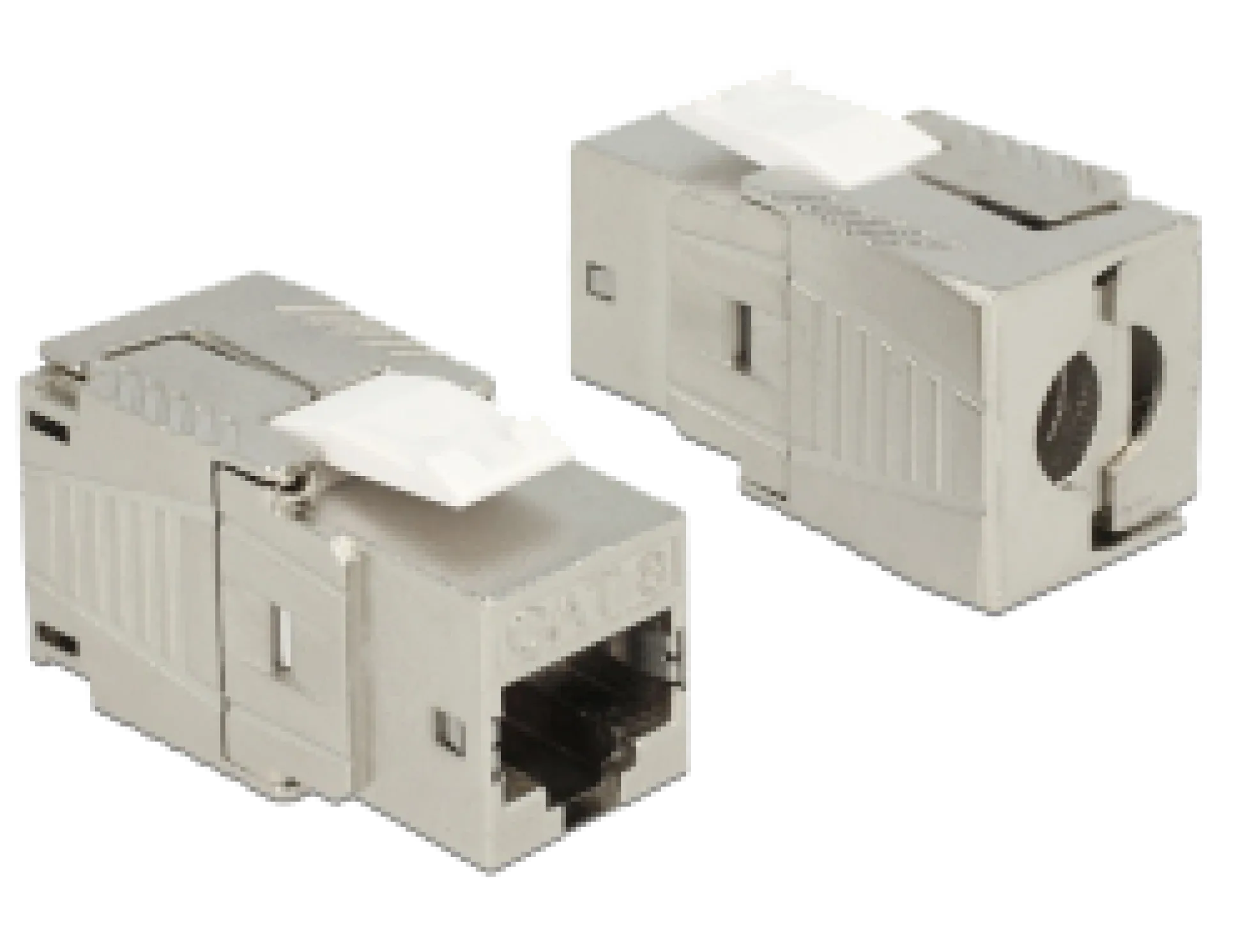 DELOCK RJ45 Keystone-module, Cat.8, no tools required
