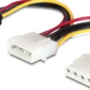DeLOCK strømkabel til Serial ATA & ATA-133 HDD, 0,1m