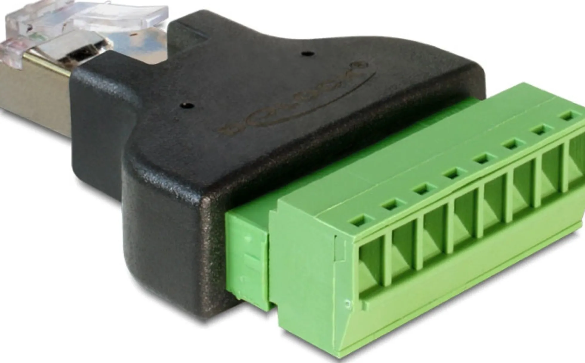 DeLOCK terminalblokadapter, RJ45 han, 8-pin