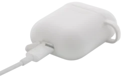 DELTACO AirPods silikone cover, hvid