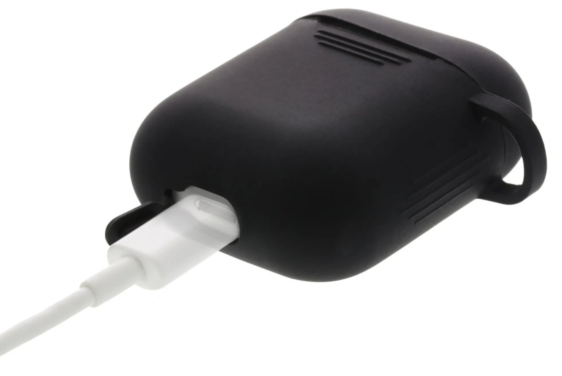 DELTACO AirPods silikone cover, sort