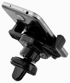 DELTACO Air vent Bil holder, til smartphones 60-88mm, roterbar, sort