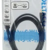 DELTACO DisplayPort kabel, 2m, 4K UHD, DP 1.2, hvid