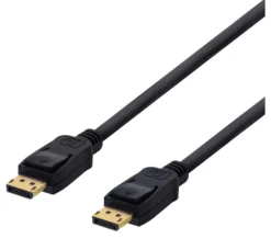 DELTACO DisplayPort monitor cable, for Lenovo , 21,6Gb/s, 2m, sort