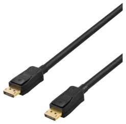 DELTACO DisplayPort monitor kabel, 20-pin m - m, 20m, sort