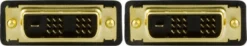 DELTACO DVI Single Link monitorkabel, DVI-D 18+1-pin han-han, guldpletteret