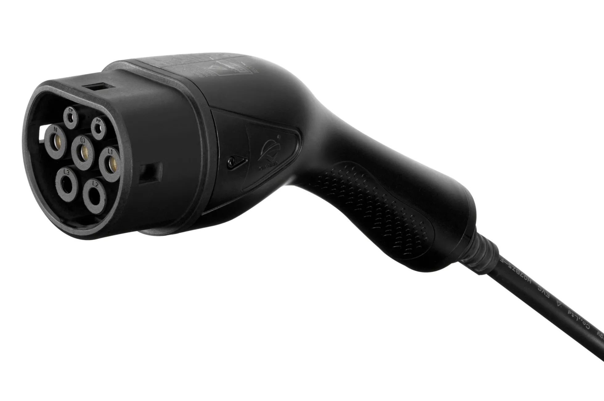 Deltaco E-Charge elbilslader til CEE-stik, 3-faset, type 2, 8-16A, 6 meter