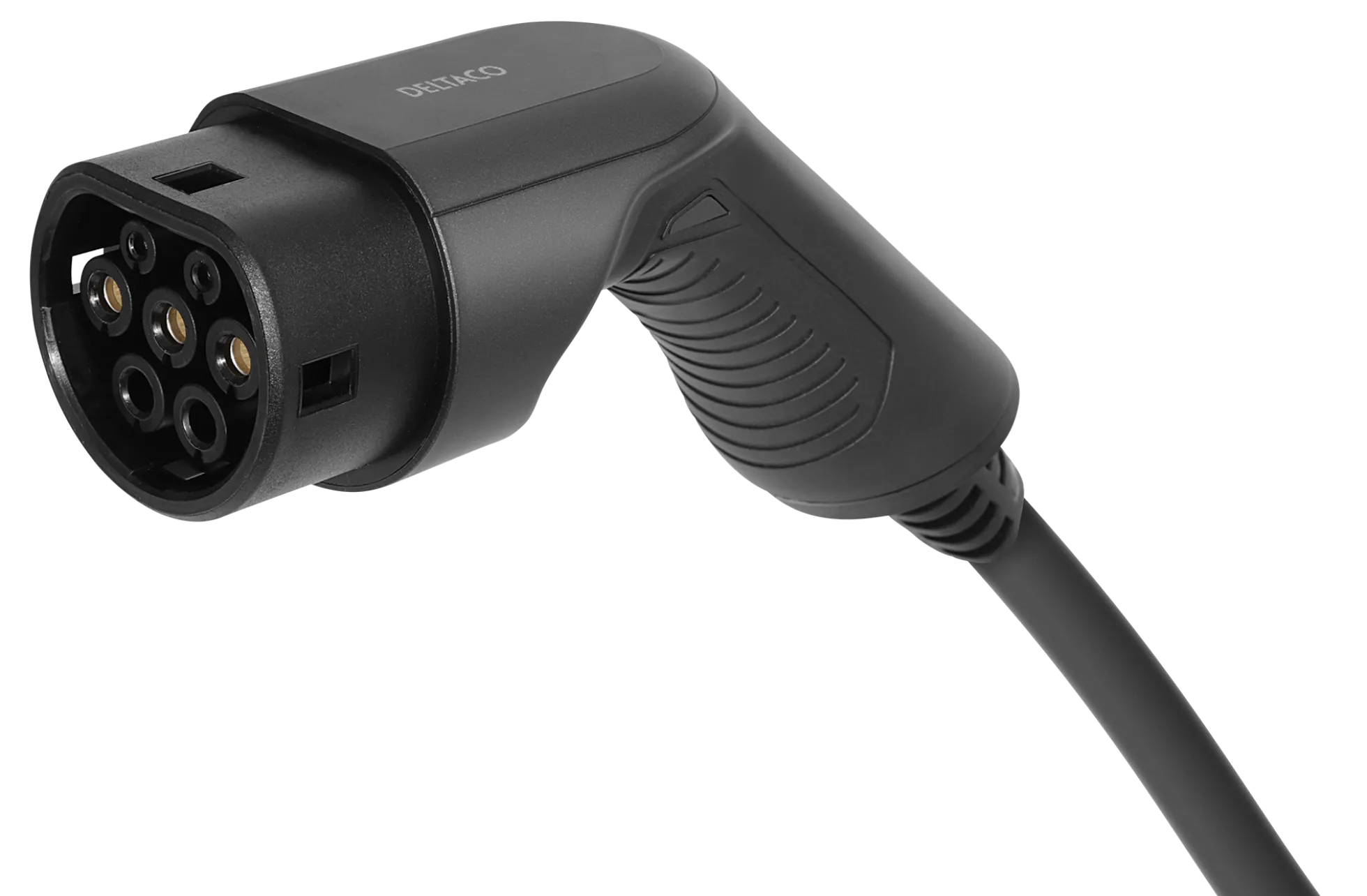 Deltaco E-Charge ladekabel til elbil, type 2, 3-faset, 16A, 11 kW, 3 meter