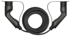 Deltaco E-Charge ladekabel til elbil, 5 meter, type 2, 1-faset, 16A, 3,6 kW, 10 meter