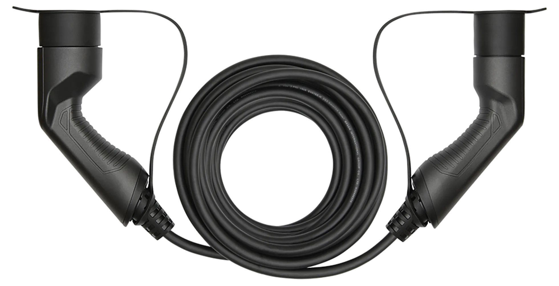 Deltaco E-Charge ladekabel til elbil, 5 meter, type 2, 1-faset, 32A, 7,6 kW, 10 meter