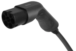 Deltaco E-Charge ladekabel til elbil, 5 meter, type 2, 1-faset, 32A, 7,6 kW, 10 meter