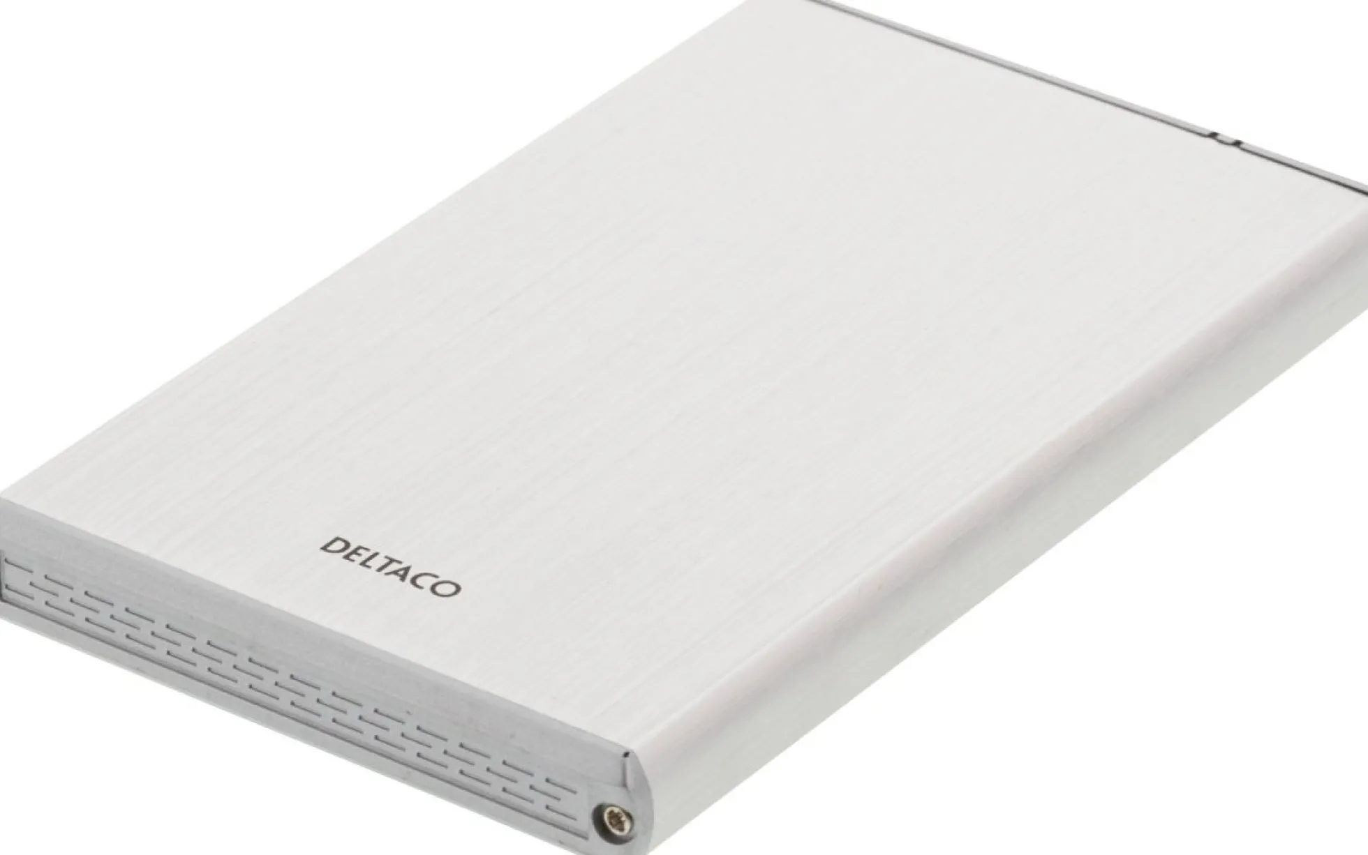 DELTACO eksternt kabinet til 1x2,5" SATA-harddisk, SATA 6Gb/s,