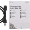 DELTACO Externt M.2 kabinett, USB 3.0, 5 Gbps, sort