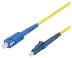 DELTACO Fiber cable, LC - SC, 9/125, OS1/2, singlemode, LSZH, 1m